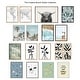 preview thumbnail 8 of 6, Kate and Laurel Blake Weekly Menu Framed Printed Glass by The Creative Bunch Studio - 18x24