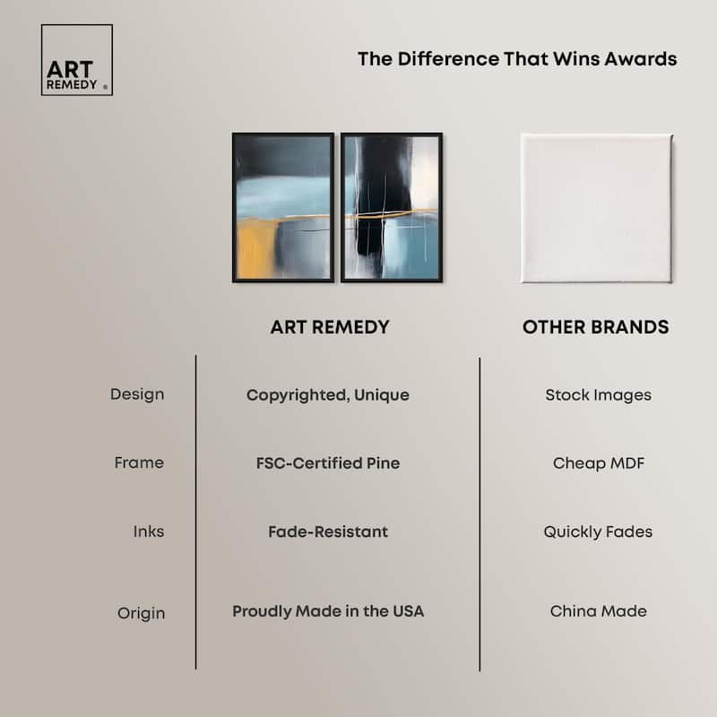 Still Cadence Canvas Set of 2 by Art Remedy
