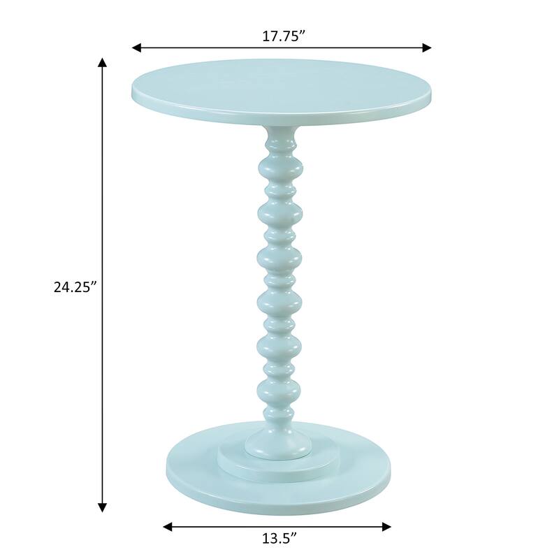 Convenience Concepts Palm Beach Round Spindle Table