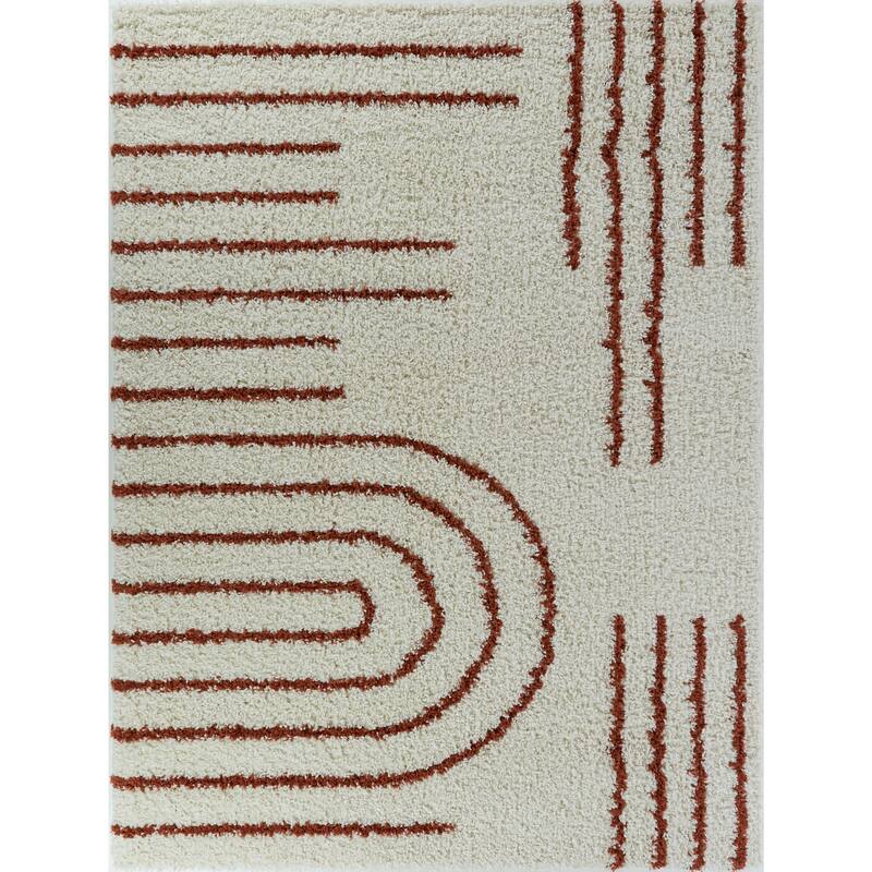 Janus Contemporary Berber Shag Area Rug