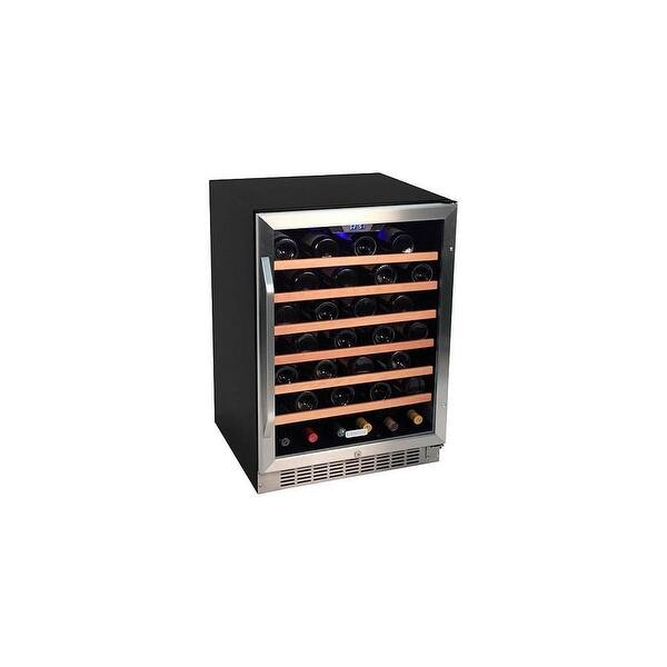 Shop Edgestar Cwr531sz 24 Wide 53 Bottle Built In Wine Cooler Stainless Steel Overstock 14270022