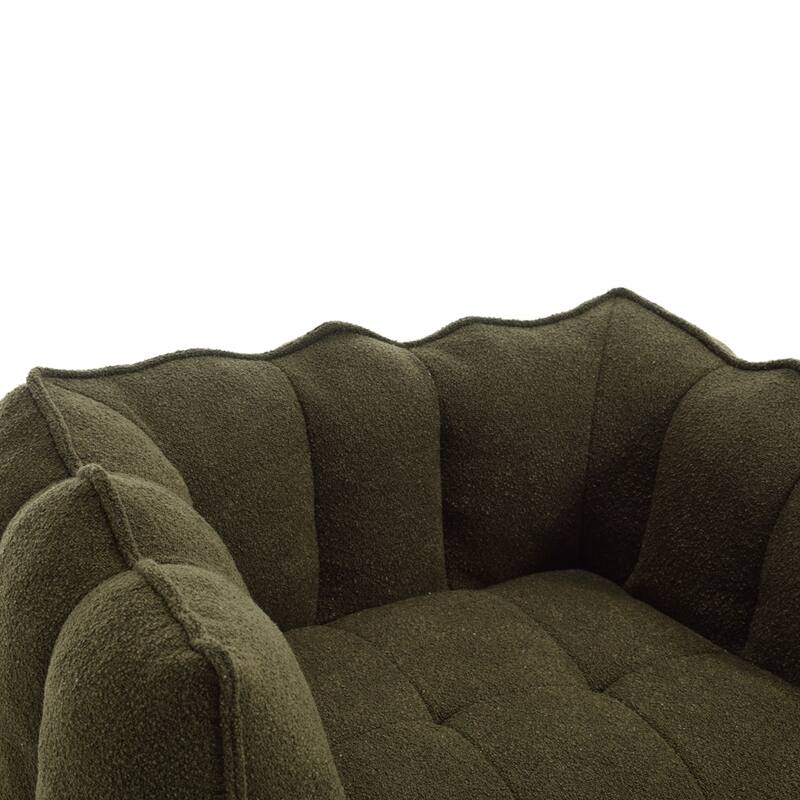 Soft Comfortable Bean Bag Chair with Footstool for living room and bedroom