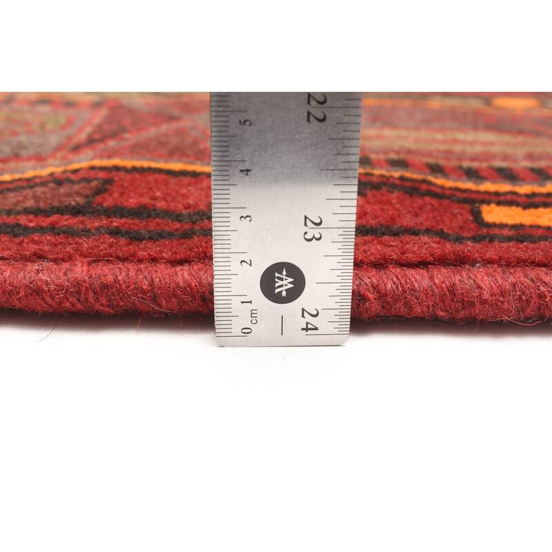 ECARPETGALLERY Hand-knotted Andelz Red Wool Rug - 4'6 x 6'7