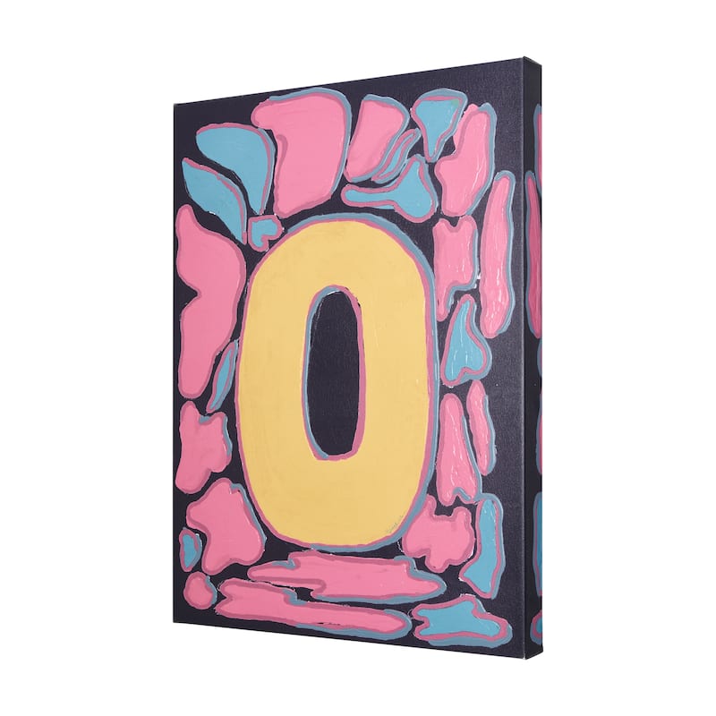 Numbers X (42 x 56) Canvas Art Print