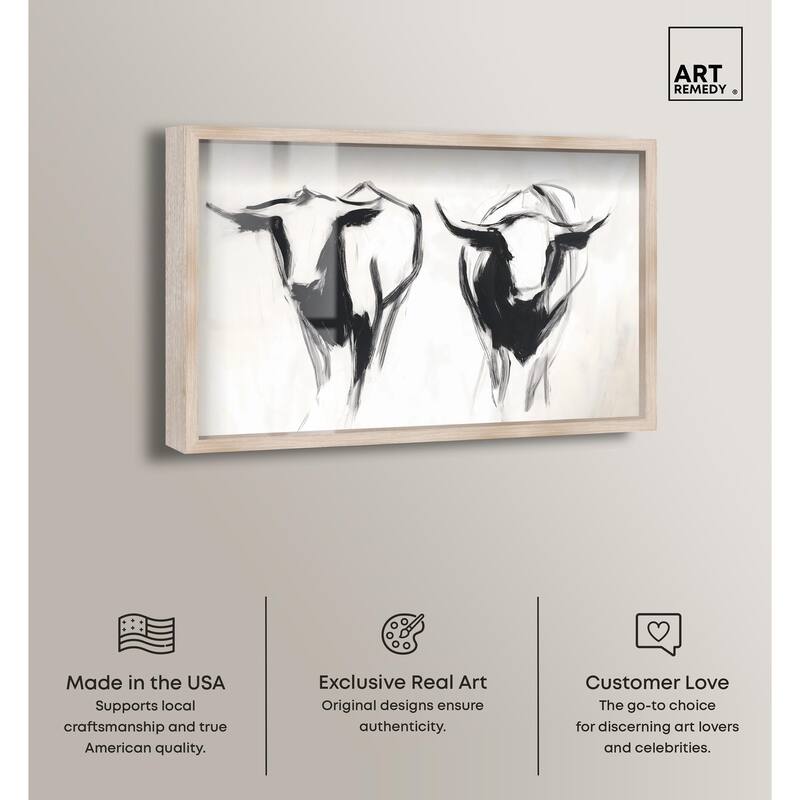 Bovine I Shadowbox by Art Remedy