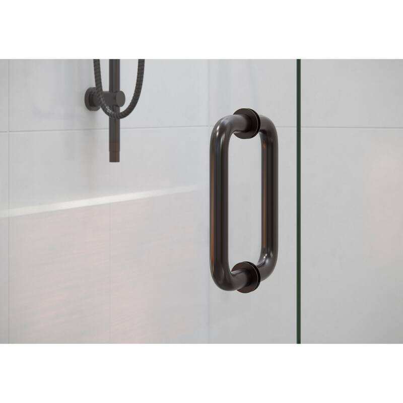 Glass Warehouse 47.5 in. W x 78 in. H Glass Hinged Pivot Frameless 3 Panel Inline Shower Door in