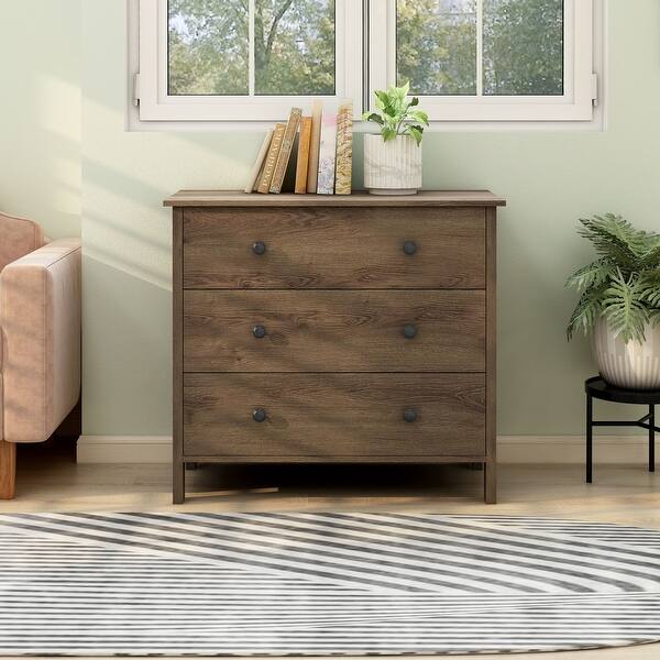 Mulgrew Rustic Walnut Storage Dresser by Carbon Loft