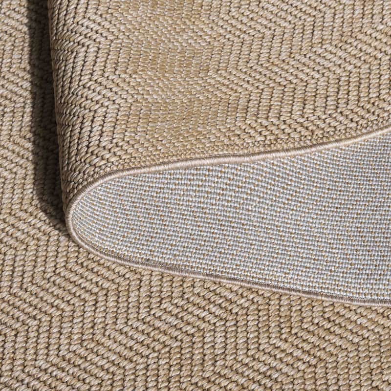 SAFAVIEH Sisal All-Weather Aoife Transitional Indoor/Outdoor Rug