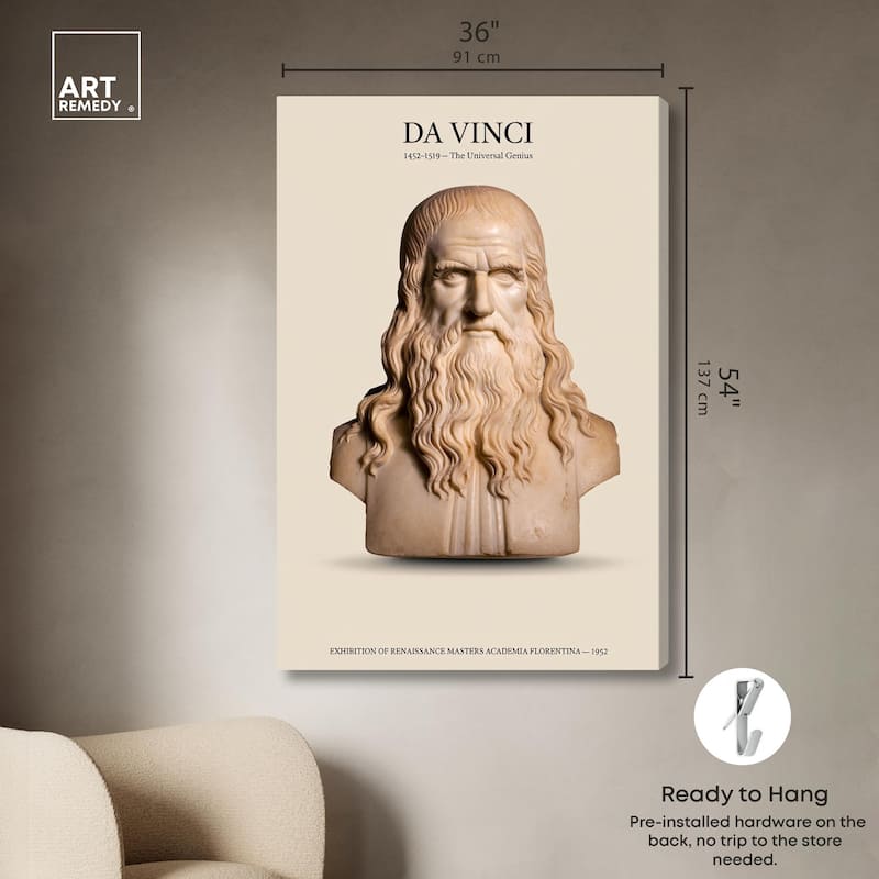 Universal Genius Canvas by Art Remedy, Gallery Wrapped