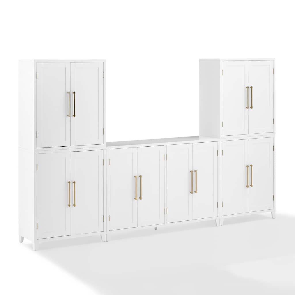 Crosley Roarke 3-Piece Sideboard And Pantry Set