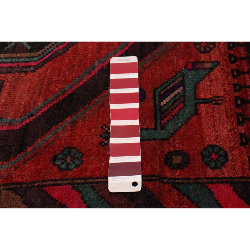 ECARPETGALLERY Hand-knotted Konya Anatolian Red Wool Rug - 4'3 x 10'2
