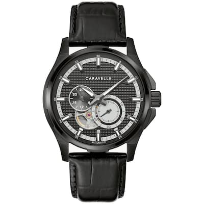 Caravelle Men's Dress Black Dial Watch - 45A153 - 6 (36)
