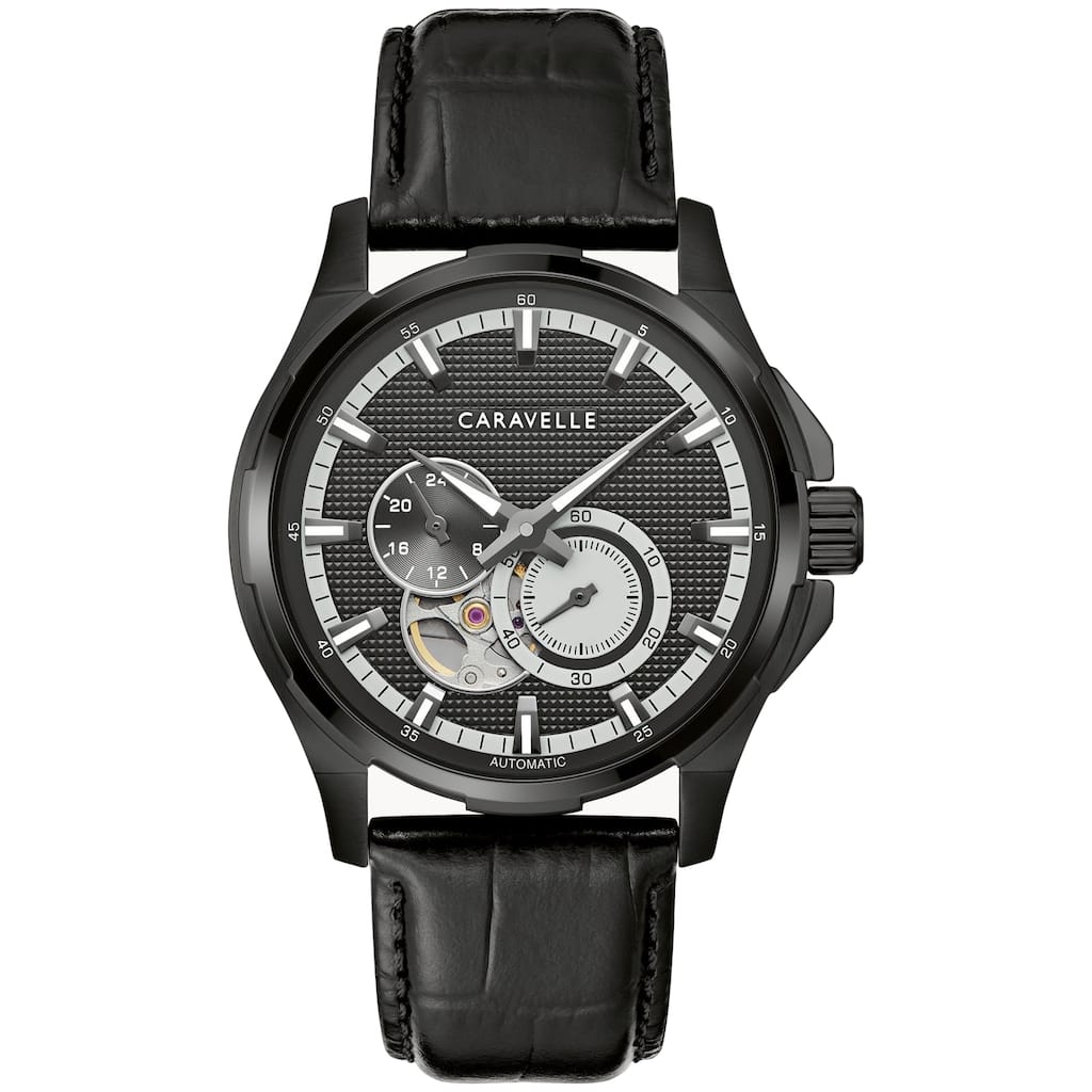 Caravelle Men's Dress Black Dial Watch - 45A153 - 6 (36)
