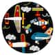 SAFAVIEH Carousel Kids Ardak Airplane Rug