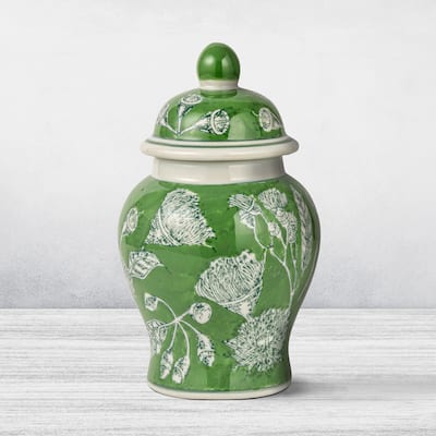 Ceramic Ginger Jar with Domed Lid