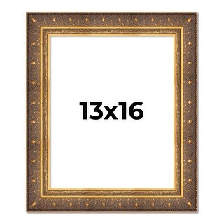 13x16 Frame Gold Real Wood Picture Frame - Bed Bath & Beyond - 38027236