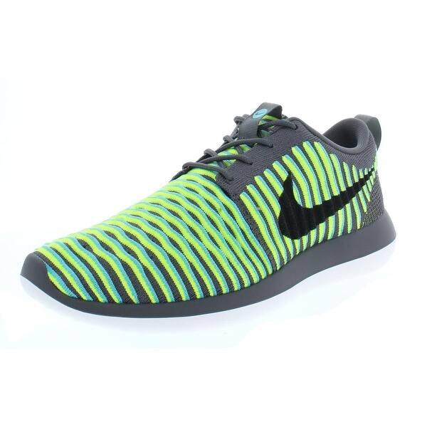 Shop Nike Mens Roshe Two Flyknit Casual Shoes Training Fashion