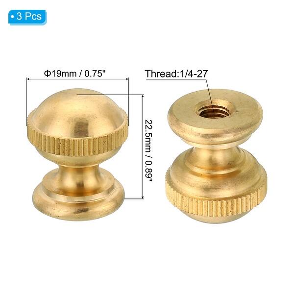 THESG-Lamp Finial Cap Knob Lamp Screw Top Lamp Decoration For Lamp Shade Faceted Crystal Ball Brushed Nickel Finish 1 3 4 Tall Finial