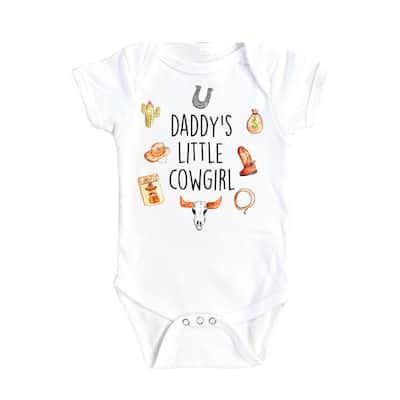 Cowgirl Daddy - Baby Boy Girl Clothes Infant Bodysuit Funny Cute Newborn