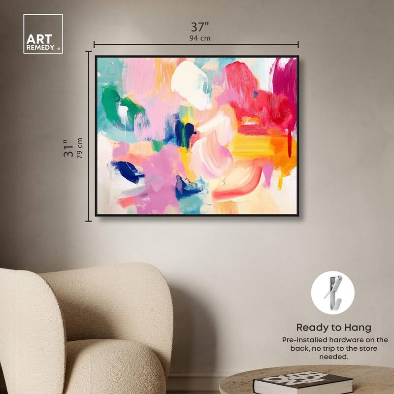 Pigment Play I Canvas by Art Remedy