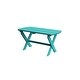 preview thumbnail 14 of 14, Poly Folding Oval Coffee Table Aruba Blue