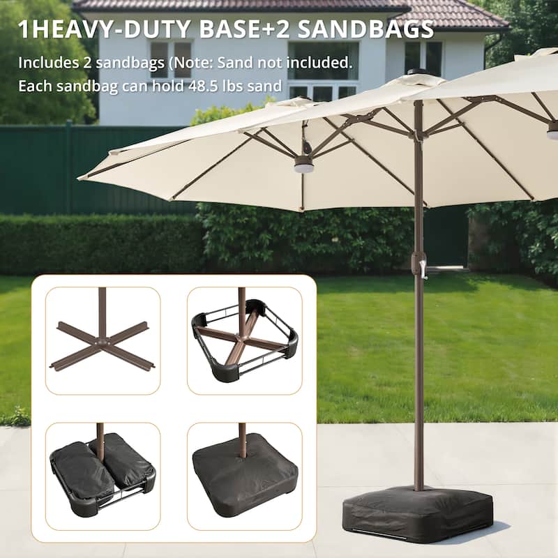 10 ft patio waterproof solar umbrella led light 10FT Offset Patio Umbrella w/ 40 Solar LED Lights Sale, Price & Reviews