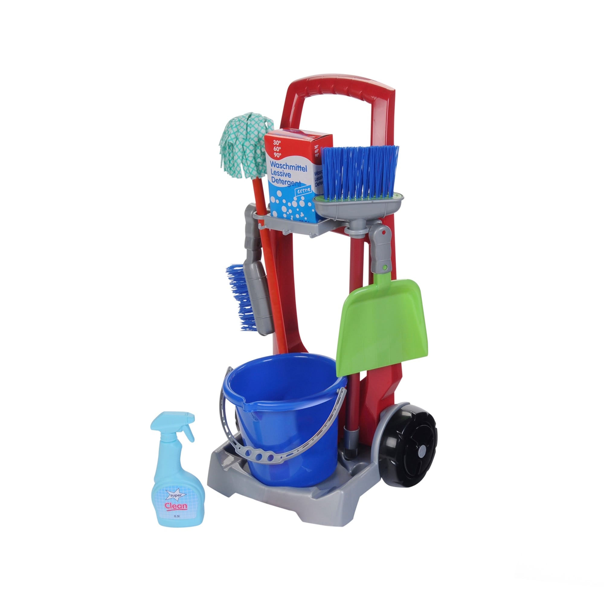 Theo Klein Kid's Cleaning Trolley with Miele Vacuum Toy Set for Ages 3 &  Up, Red - Bed Bath & Beyond - 37217511