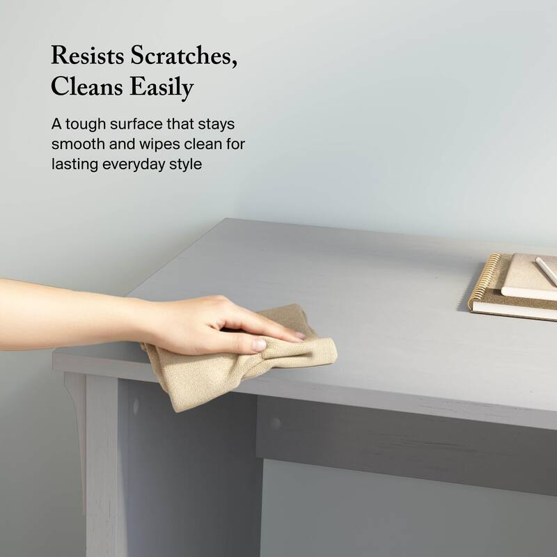 Bush Furniture Salinas 60W L Shaped Desk with Drawers and Storage