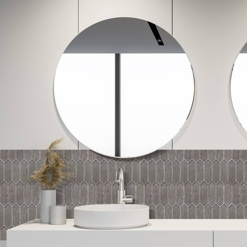 Altair Windey Hexagon Laminated Glass Mosaic Wall Tile