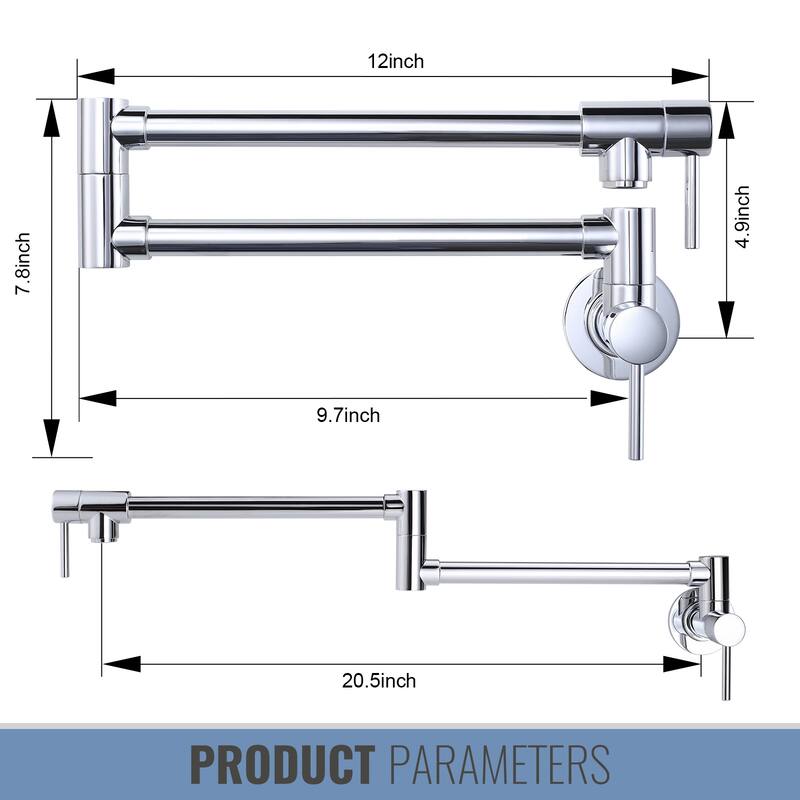 WOWOW Wall Mounted Pot Filler