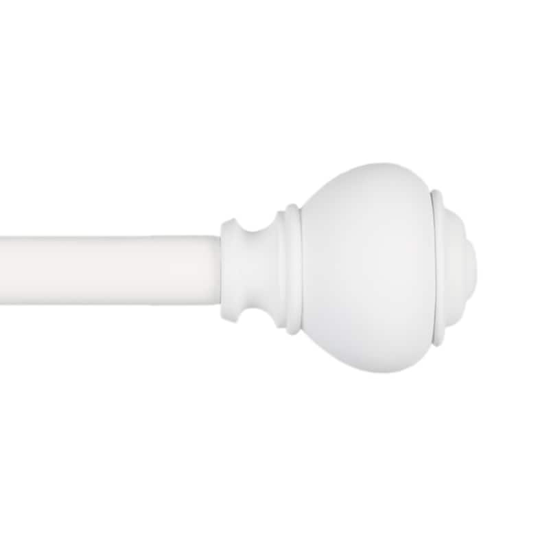 Lauren Ralph Lauren Markel 1" Adjustable Window Curtain Rod and Finial Set