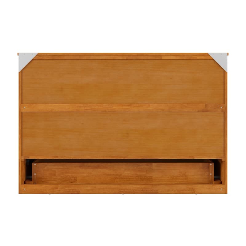 Murphy Bed Chest with Mattress & USB Ports - Twin XL, Full Sizes - Space Saving Furniture