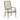 Driftwood and Ivory Upholstered Dining Arm Chair