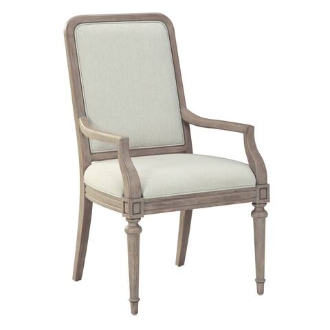 Hekman Wellington Driftwood Upholstered Arm Chair