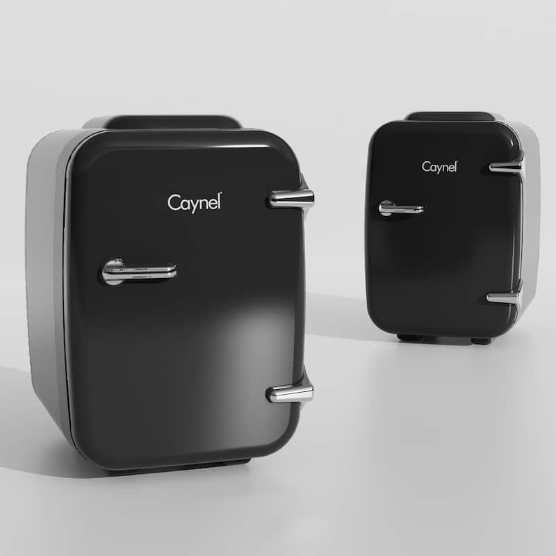 Caynel 4 Liter Portable Cooler and Warmer Mini Fridge for Home, Car