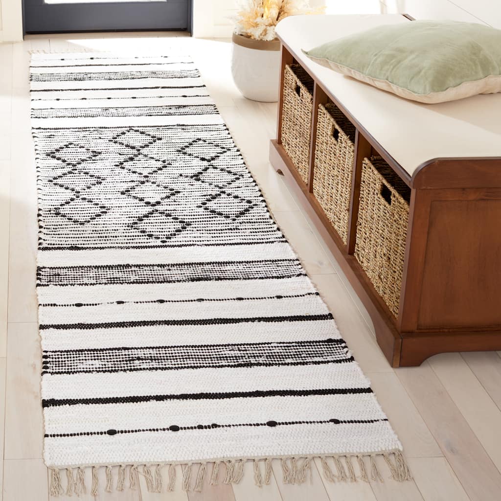 SAFAVIEH, Handmade Striped Kilim Lauryne Transitional Rug
