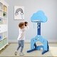 preview thumbnail 3 of 9, 3-in-1 Kids Basketball Hoop Set with Balls-Blue