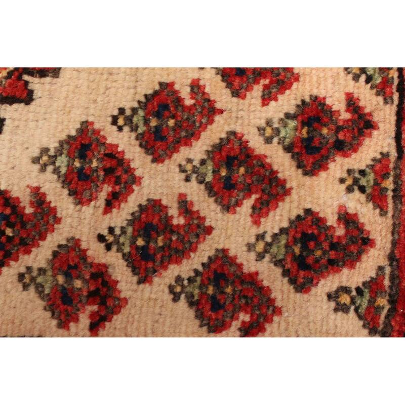 ECARPETGALLERY Hand-knotted Andelz Red Wool Rug - 4'3 x 6'11
