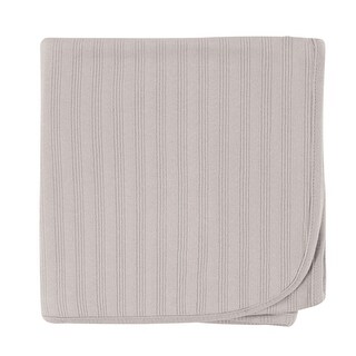 Touched by Nature Baby Organic Cotton Swaddle, Receiving and Multi-purpose Blanket, Gray, One Size - Gray - One Size
