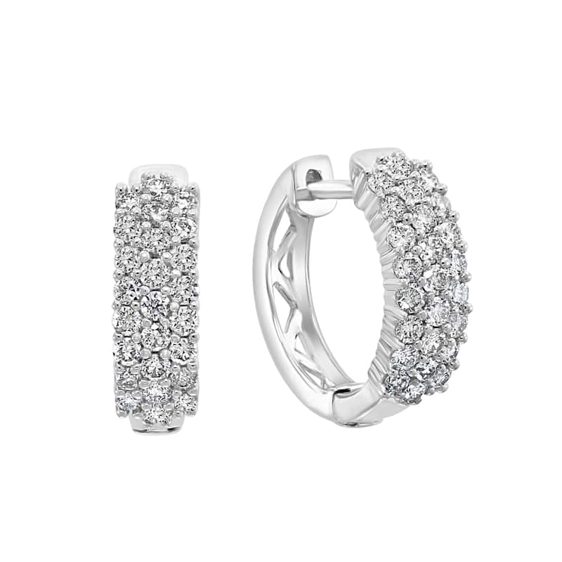 EFFY 14K White Gold Diamond Earrings