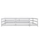 preview thumbnail 10 of 70, Full Size Montessori Floor Bed with Safety Fence, Solid Pine Wood Frame, Kids Low-Profile Bed for Boys and Girls, Easy Assembly