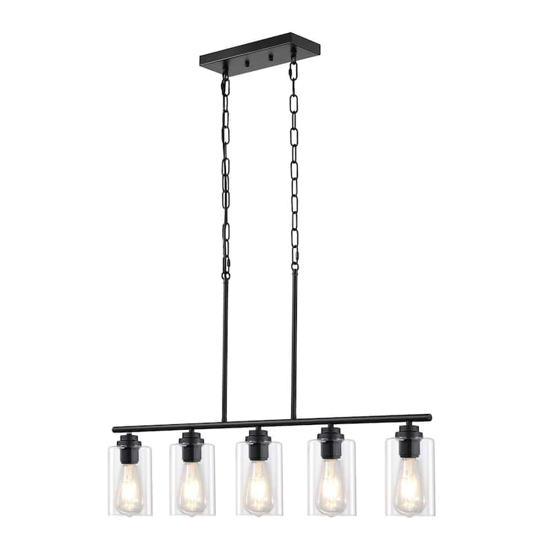 5-Light 60W Adjustable Dining Room Pendant Light