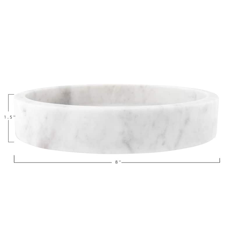 Carved Marble Tray or Charcuterie Board