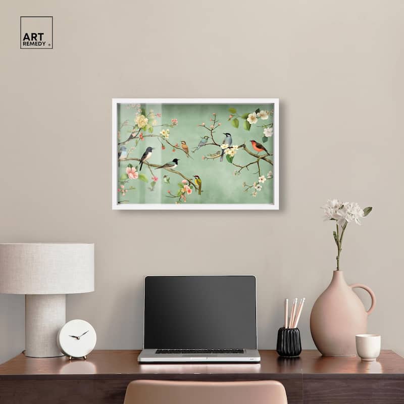 Restful View Shadowbox by Art Remedy