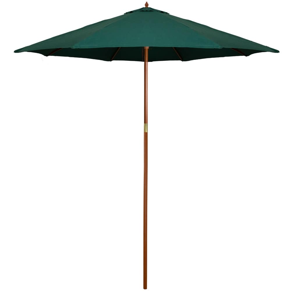 8.5ft Outdoor Patio Market Umbrella with Wooden Pole