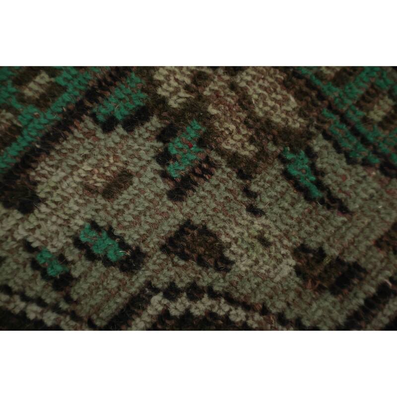 Hand Knotted Oriental 100% Wool Carpet Transitional Floral Brown Anatolian Area Rug - 8' 9'' X 5' 0''