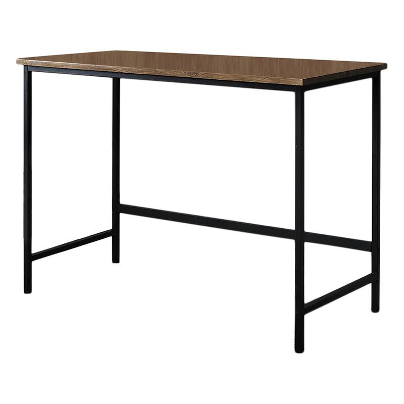 Black, Grey Wood Metal Desk