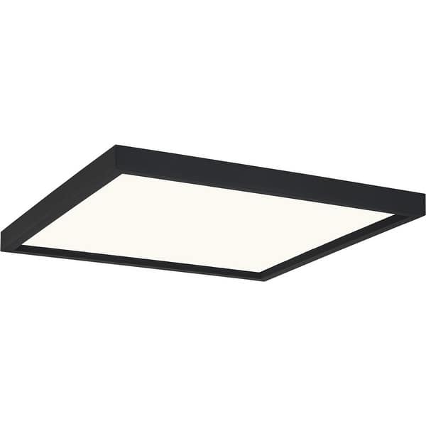 slide 1 of 1, Outskirts LED Flush Mount in Earth Black