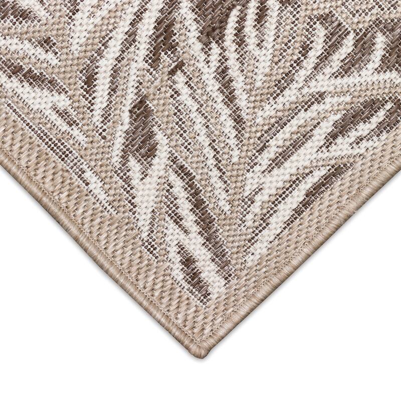 Liora Manne Malibu Pine Border Indoor/Outdoor Rug
