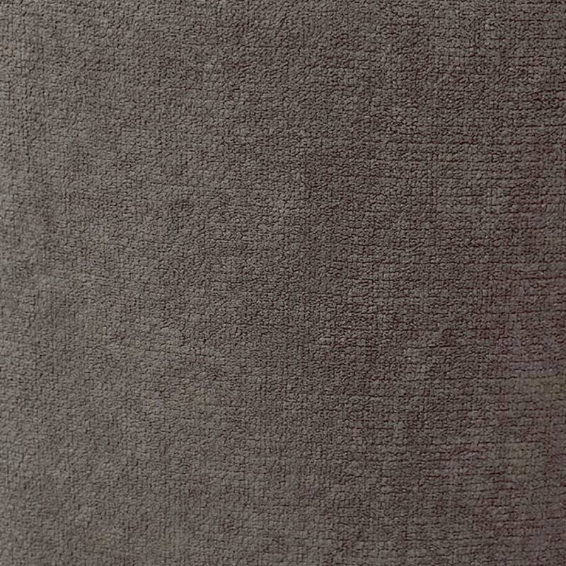 Modern Fabric and Solid Wood Round Storage Ottoman